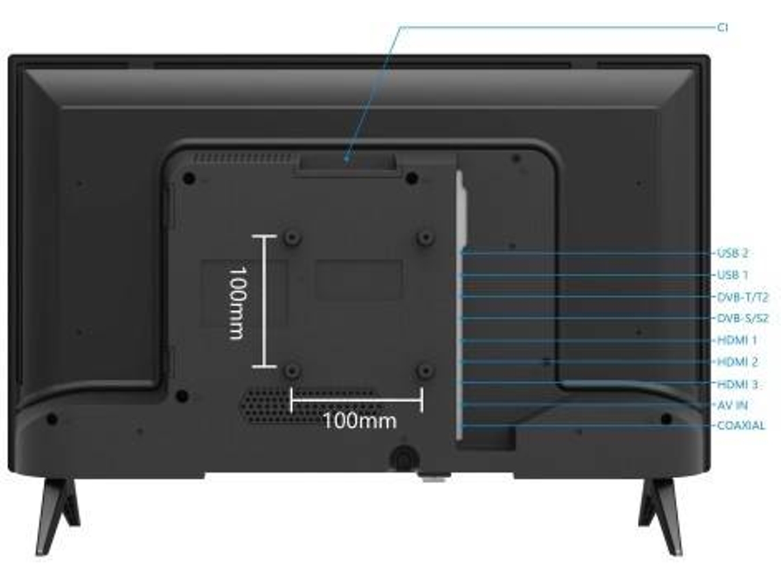 TV SMART TECH 32HN10T2 (LED - 32'' - 81 cm - HD)