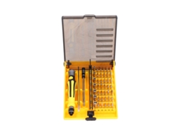 Mini Juego De Destornilladores 45 En 1 Con Pinzas Y Eje De Extensión Para Reparaciones Precisas.