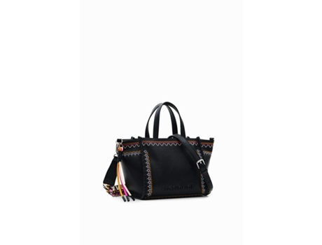 Bolso mediano de mujer con bordado DESIGUAL