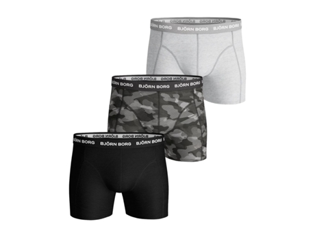 Boxers BJÖRN BORG Hombre (M - Multicolor - Pack 3)