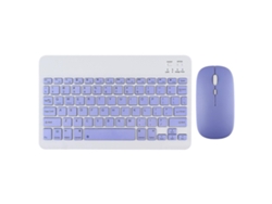 Teclado inalámbrico para iPad, teclado y ratón Bluetooth, mini teclado Android para tableta, iPad Pro 12 Everley891