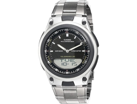 Reloj Hombre CASIO Negro Plateado (Ø 40 mm)