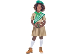 Disfraz de Niña DISFRAZZES Boy Scout Verde Y Marrón (Talla: 10 a 12 años)