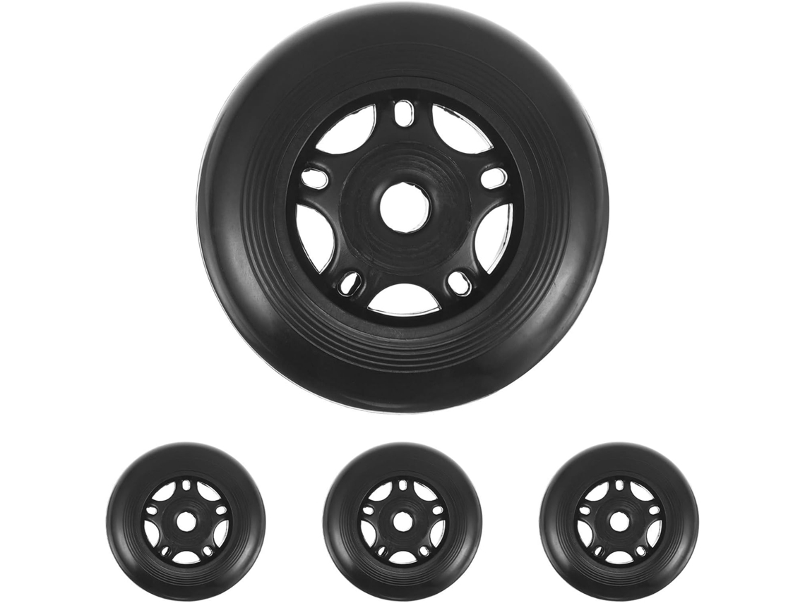 Juego De 4 Ruedas Para Equipos Rodantes, Diámetro 70 Mm, Altura 25 Mm