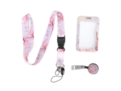 Portafoto De Identificación Con Lanyard Desprendible Retráctil Vertical Para Profesores Enfermeras Oficina Clip Reel