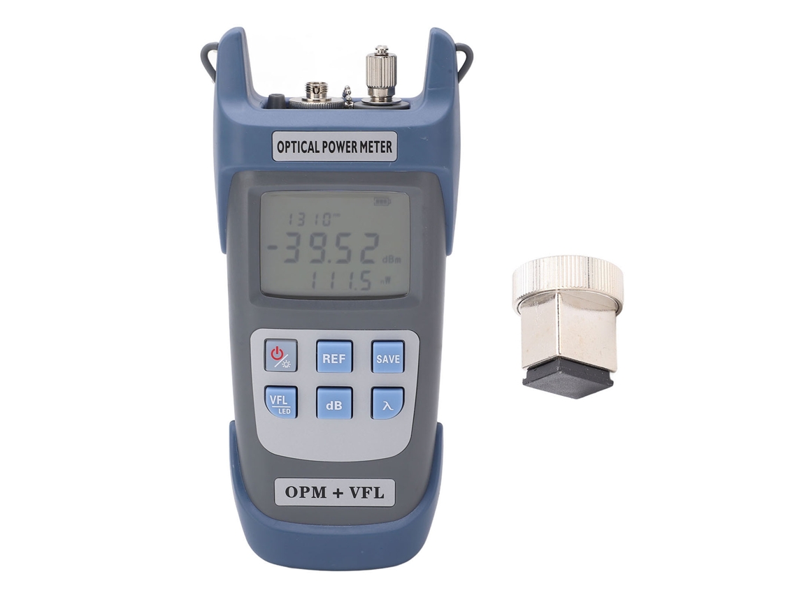 Medidor De Potencia Óptica Con Calibración Led, 30 Km, 30 Mw, -70 A +10 Dbm. Detector De Fibra Óptica.