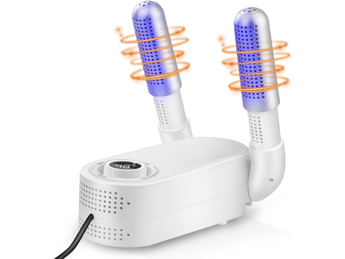 Secador Eléctrico Para Guantes De Boxeo Y Zapatos – Temporizador Inteligente, Plegable, Elimina Olores, Antibacteriano