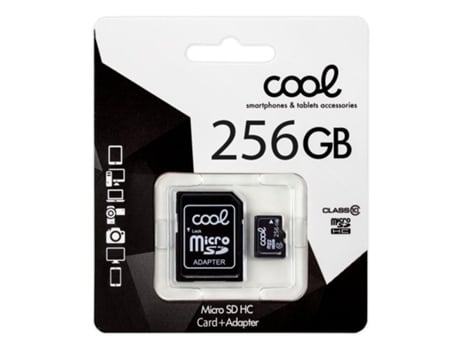 Tarjeta de Memoria Micro Sd con Adaptador 256 Gb Clase 10 Tarjetas de Memoria
