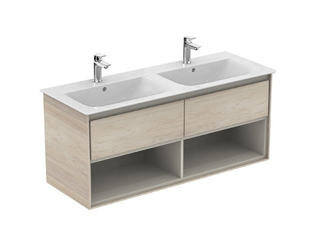 IDEAL STANDARD CONNECT Air furniture Double vanity unit, 1200 mm, 2 extraíbles, E0829