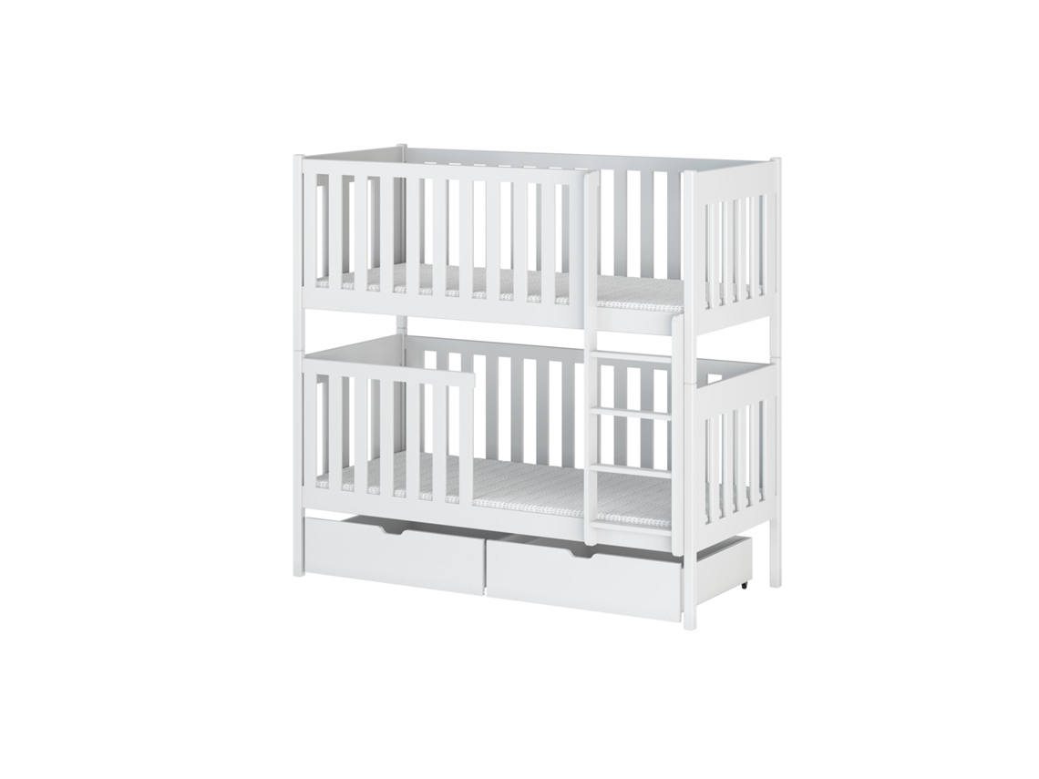 Litera FURNLUX Classic Dawid (Blanco, Madera Maciza - 88X188X179 Cm / 80X180 Cm)