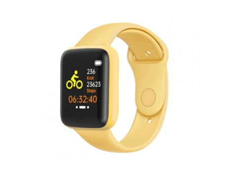 Smartwatch D20S Teléfono conectado Bluetooth Fitness Monitor Amarillo