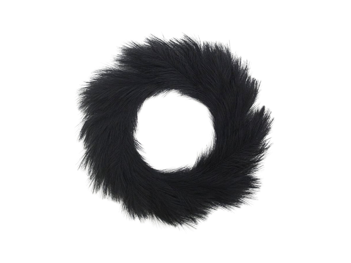 Corona de junco artificial negro - Pedido mínimo 20