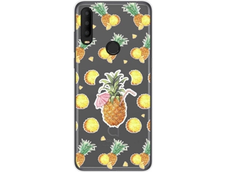 Carcasa Alcatel 3X 2020 TUMUNDOSMARTPHONE Dibujos Transparente Multicolor