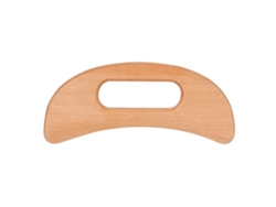 El Gua Sha es una herramienta de masaje terapéutico hecha de madera para combatir la celulitis en hombros, cuello y muslos. MDUG
