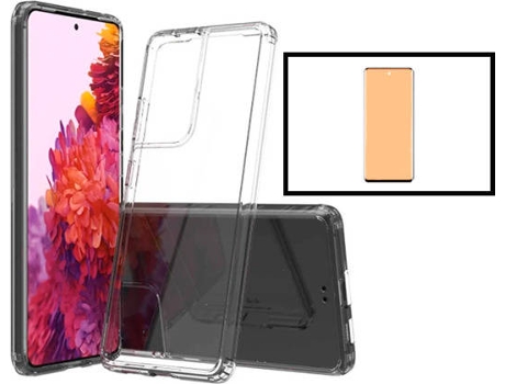Kit Carcasa + Protector de Pantalla Samsung Galaxy S22 Ultra 5G GIFT4ME Transparente