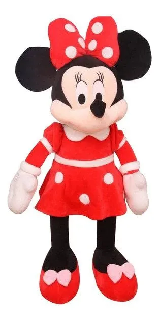 Pelúcia Minnie Mouse Mimi 50 Cm Mickey Vermelhovayotoy