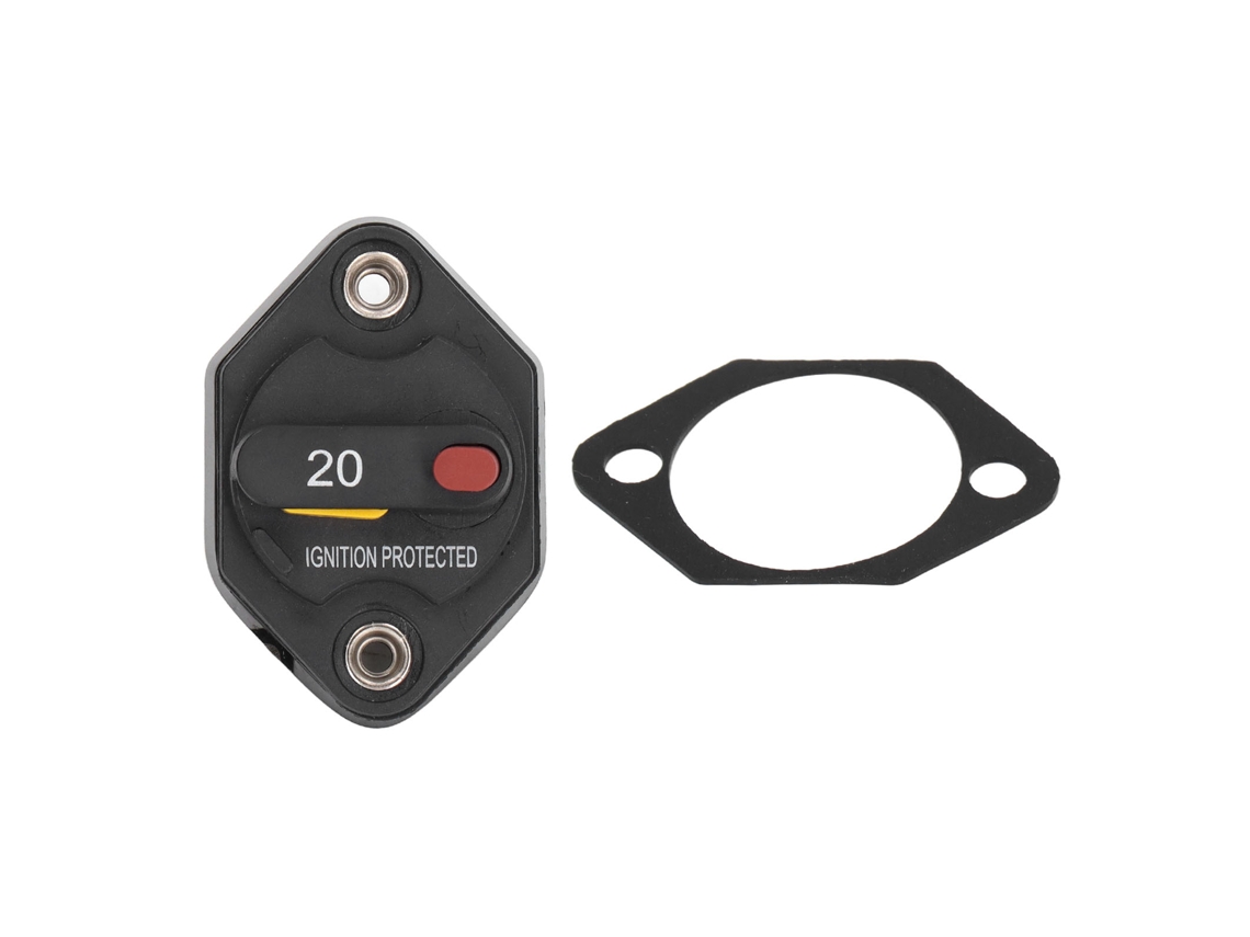 Protector De Sobrecarga De Circuito Con Botón De Reinicio Manual Impermeable 32v 20a Para Rv