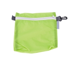 Mini bolsa de almacenamiento plegable con hebilla para viajes y camping (verde)