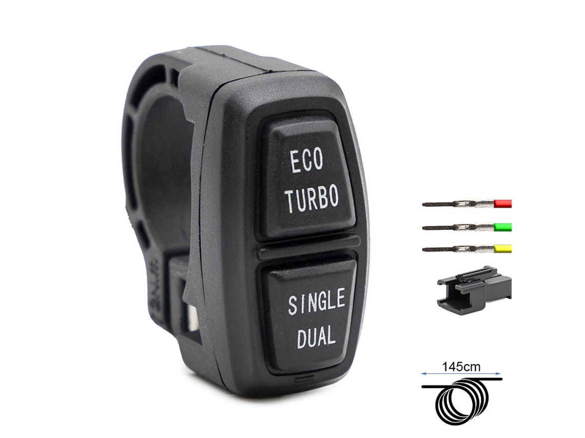 Botonera Eco Turbo Single Dual - 1,5m - Conector Sm