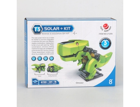 Kit de Robot Perforador de Escarabajo de Dinosaurio Y Hércules de Transformación de Energía Solar Caja Original