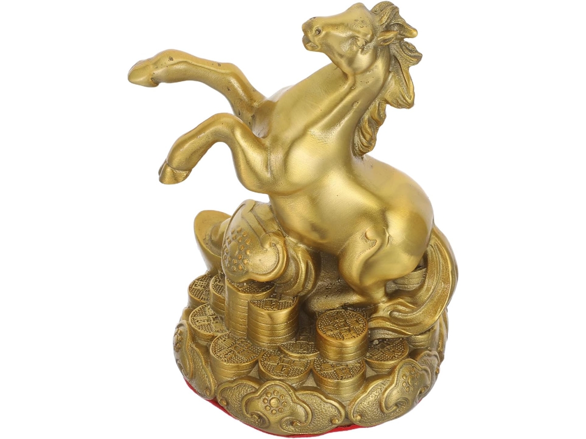 Decoración Estatua De Caballo Latón, Amuleto