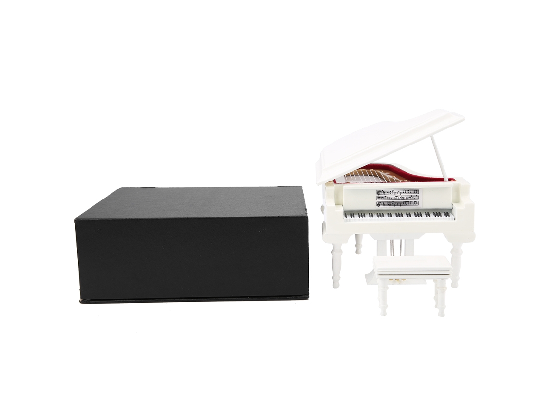 Modelo de piano de madera en miniatura para decoración