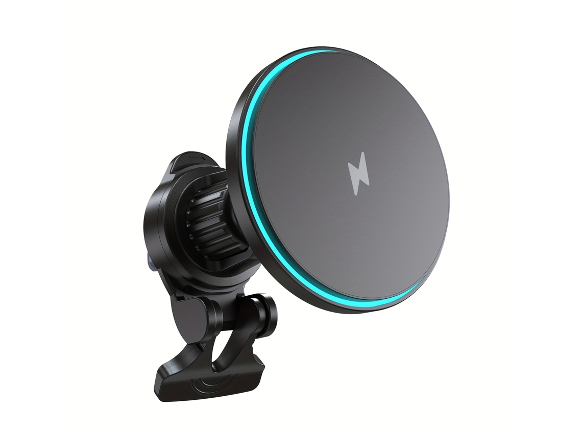Potente Cargador Magnético Para Coche De 15 W Con Fuerte Adhesión, Apto Para Iphone 17, 16 Y 15, Con Diseño Giratorio De 360°