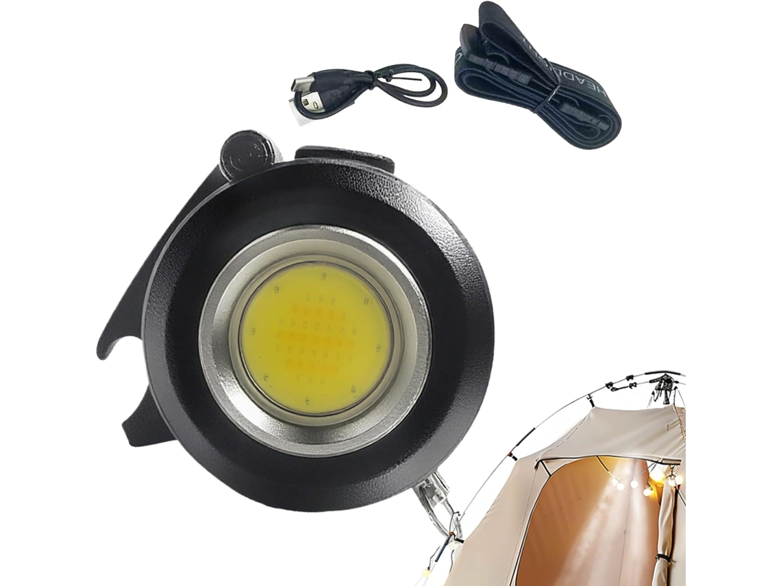 Linterna Recargable Con Abridor De Botellas Ideal Para Acampar Hacer Senderismo Pescar Andar En Bicicleta Y Reparar