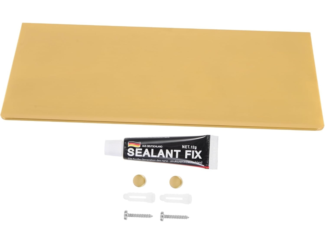 Estantería Flotante Autoadhesiva Aluminio Oficina Decoración Práctica Dormitorio Estar Requiere Taladrar