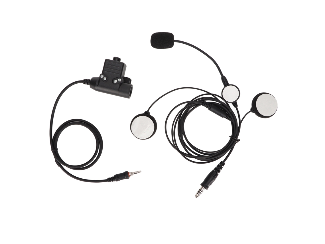 Auriculares Para Casco De Motocicleta Con Estéreo Doble Lado Compatibles Con Walkie-talkies