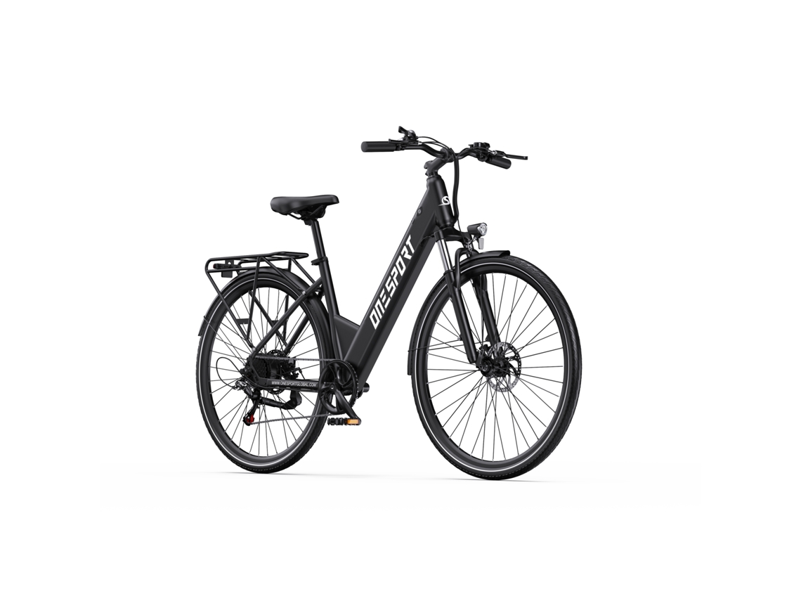 Bicicleta eléctrica urbana Onesport OT12, 250 W con batería de 36 V y 13 Ah.
