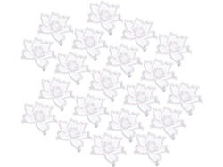 20 Parches Florales Delicados Para Coser, Bordados, Lavables, Apliques Para Ropa Y Manualidades.