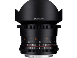 Objetivo SAMYANG 14mm T3.1 Nikon VDSLR ED AS IF UMC (Encaje: Micro 4/3 - Apertura: f/3.1)