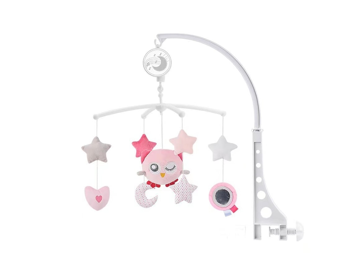 Móvil Musical Rosa De Ensueño Para Cuna (colgante Para Cochecito Incluido) (edad Mínima Recomendada: 0 Meses), Perfecto, Educativo Y Durader