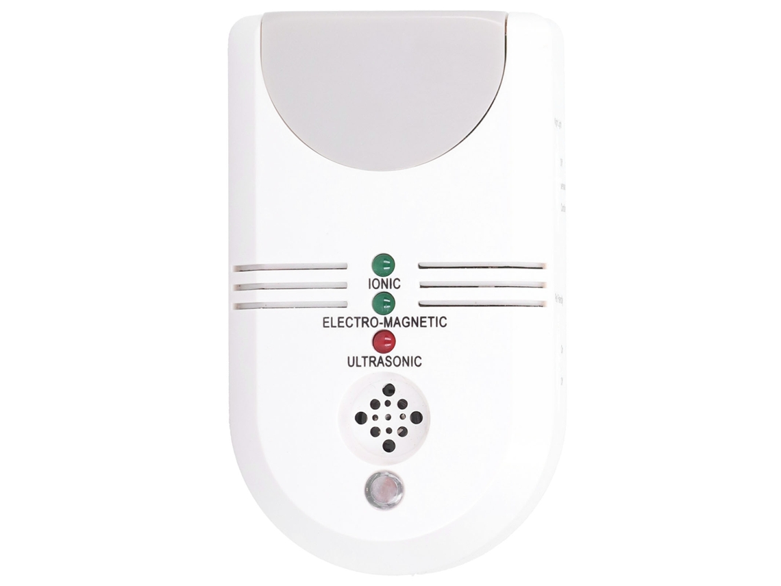 Repelente Ultrasónico Multifuncional 5 En 1 Para Ratas, Mosquitos Y Plagas: Purifica El Aire.
