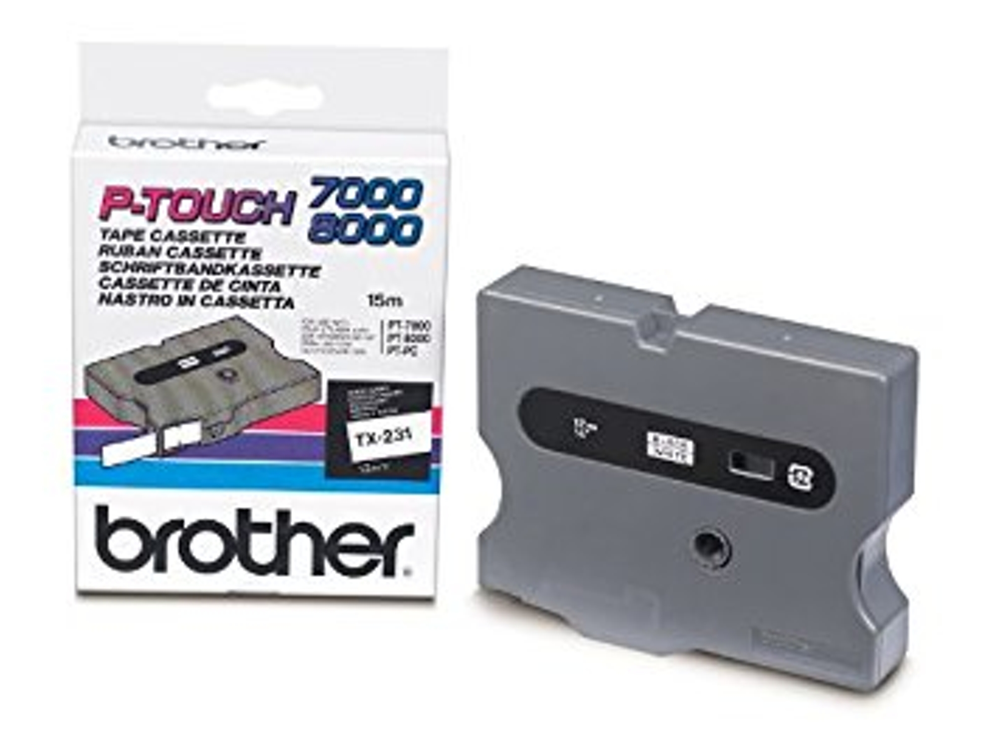 Cinta BROTHER TX231 laminada