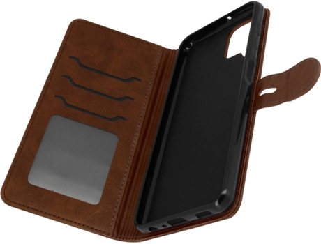 Carcasa Samsung Galaxy A22 AVIZAR Libro Marrón