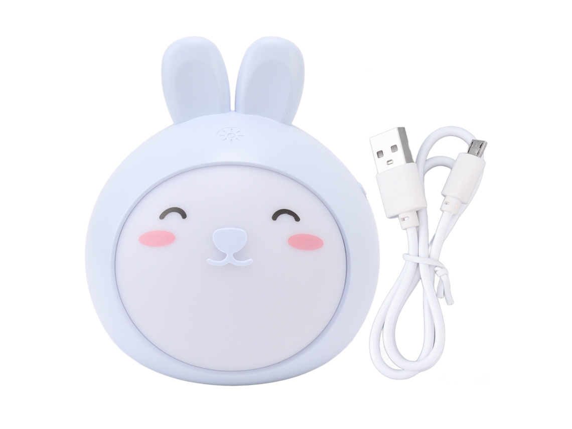 2026-lámpara De Noche Bonita Con Regulable Sin Escalas, Toque Sensible Y Recargable Usb, Lámpara De Mesita De Noche Azul