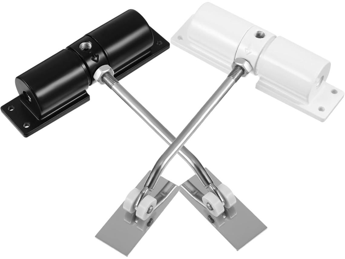Kit De Cierrapuertas De 2 Piezas, Cierrapuertas Automático Ajustable Para Un Cierre Seguro De La Puerta.