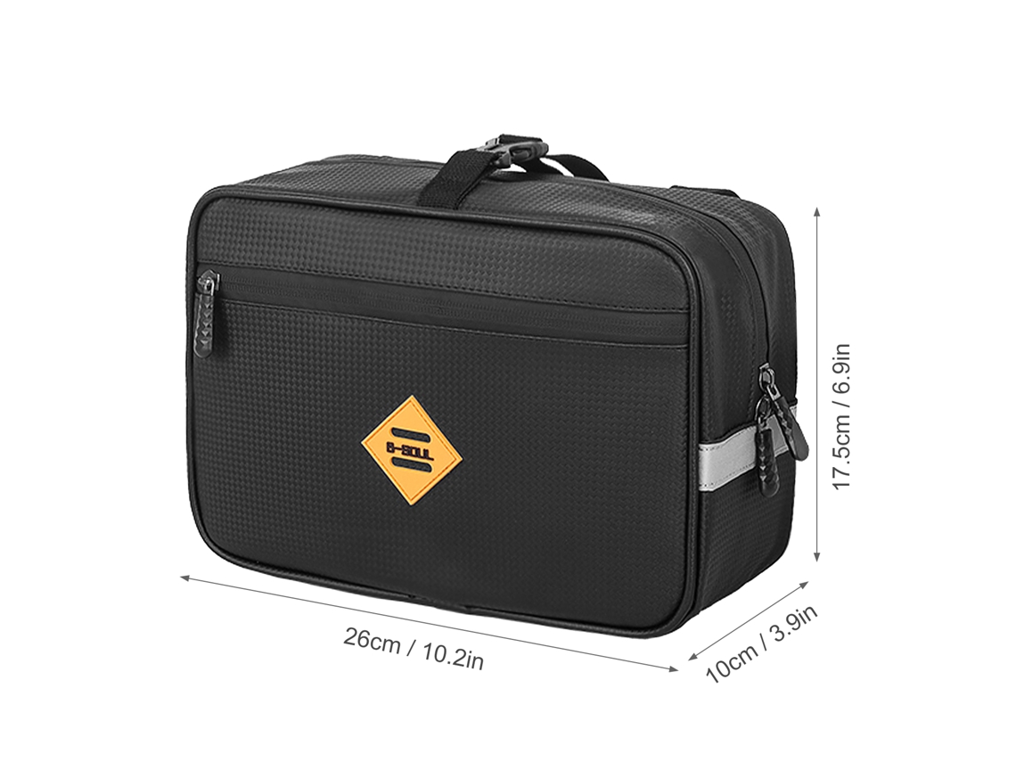 Bolsa impermeable de 4,5 L para portaequipajes trasero de bicicleta (sin marca)
