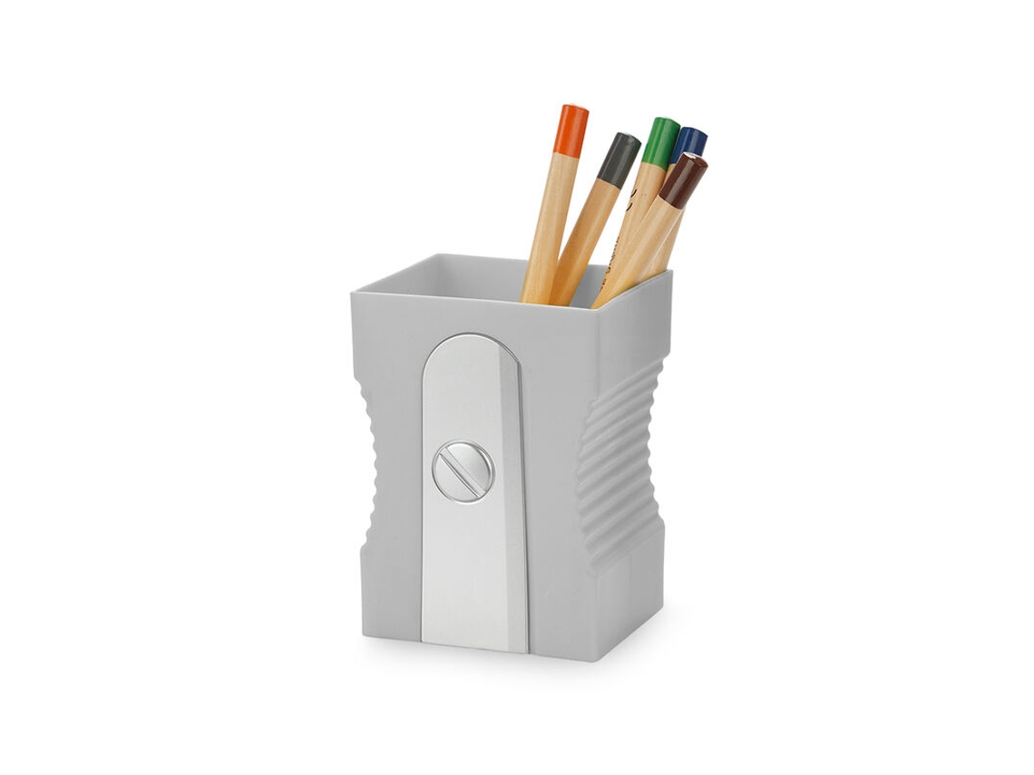 Portalápices sacapuntas Sharpener gris BALVI