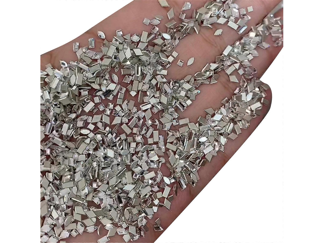 100 piezas de diamantes de imitación con reverso plano, decoración para uñas, manualidades para uñas, ropa de mujer Hengrongshen