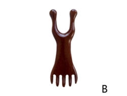 Peine de masaje de madera de dientes anchos para el cuidado del cabello y el cuero cabelludo, peine de sándalo, regalo de la tienda Jinyubo