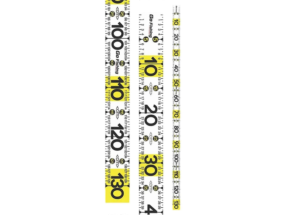 Cinta métrica adhesiva para pesca, 130 cm, herramienta esencial para pescadores. Rosewell (51 pulgadas)