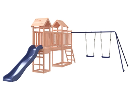 Parque Infantil De Exterior VIDAXL Marrón Madera