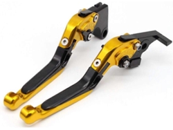 Maneta de freno de embrague extensible y plegable para Benelli TNT125 TMT135 2017-2022 (plata)