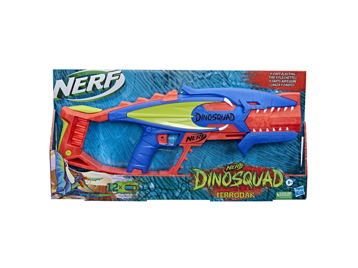 Lanzador NERF Nerf DinoSquad - Terrodak - Lanza dardos - 8 Años+ (Edad Mínima Recomendada: 8 años)