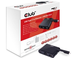 Docking Station CLUB3D USB Type-C to Ethernet Mini Dock