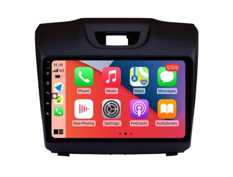 CarPlay Android Auto ROVERONE Radio de coche para Chevrolet S10 Isuzu DMAX 2013 2014 2015 Radio de coche navegación GPS reproductor Multimedia Blue...