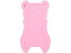 Alfombrilla De Baño De Felpa Rosa De 1 Pieza, Cómoda Y Acolchada Para Una Fácil Limpieza
